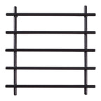 2-Piece Metal Black Trivet Set – 20×20 cm Heat-Resistant Worktop Protectors