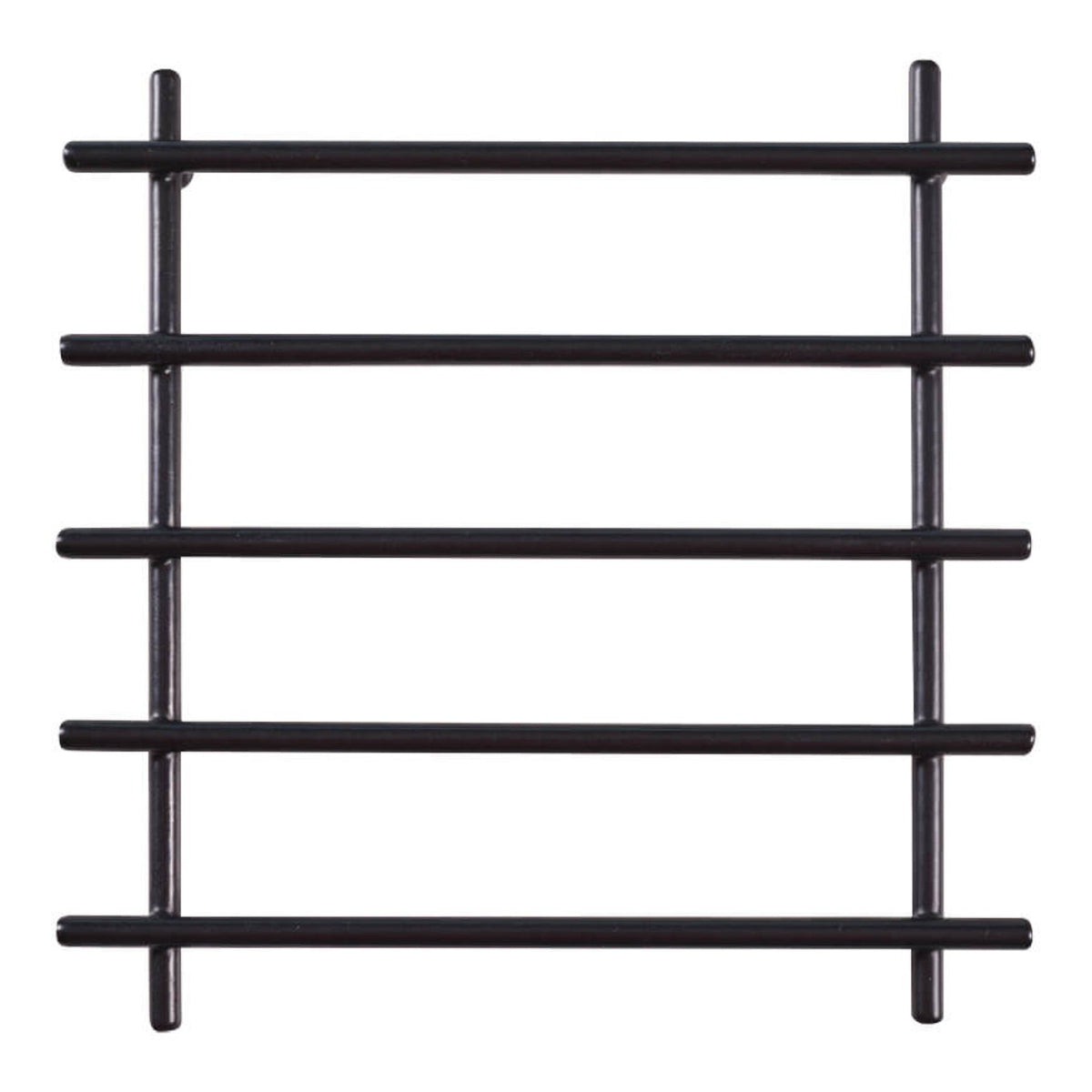 2-Piece Metal Black Trivet Set – 20×20 cm Heat-Resistant Worktop Protectors
