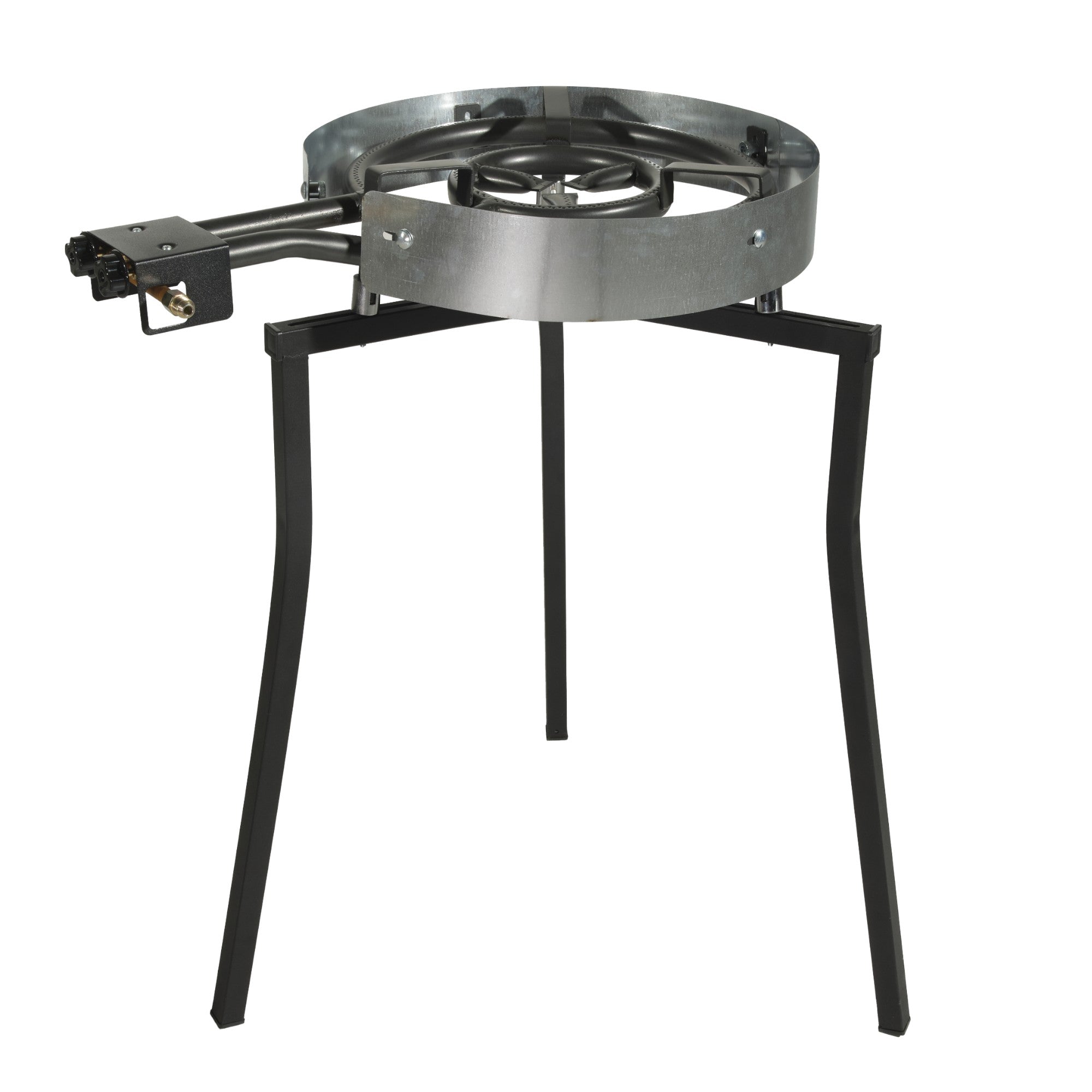 Paella Cooking Set. 14 Serving (50cm,20") – Paella Pan, Gas Burner & Tripod Stand – Full Outdoor Cooking Kit