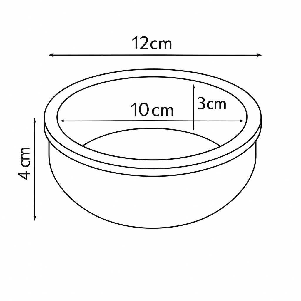 Set of 6 Terracotta Tapas Dishes Set 200ml (12cm) – Ovenproof Clay Ramekins