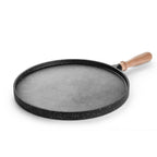 35cm Double-Sided Granite Griddle Pan | Non-Stick, Oven-Safe Grill Plate with Detachable Handle
